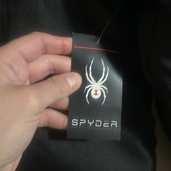 SPYDER MENS PARKA: BLACK: NEW WITH TAGS: SIZE MEDIUM - Picture 4 of 8